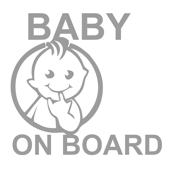 Sticker Baby on board Degețel