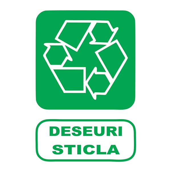 Stickere pubele reciclare deșeuri (set de 5 bucăți) 1