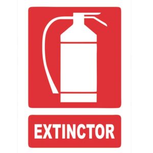 Sticker Extinctor, set de 5 bucăți
