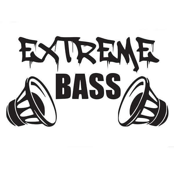 Sticker Extreme Bass