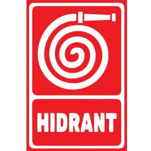 Sticker "Hidrant", set de 5 bucăți.