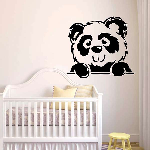Sticker Cameră Copil "Panda haios"