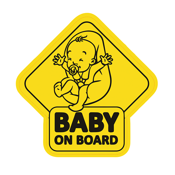 Sticker Baby on board Scăunel