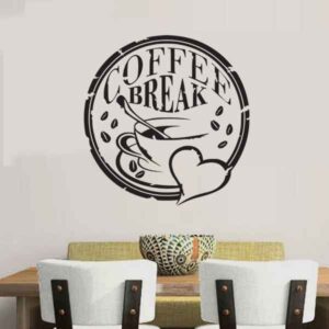 Sticker decorativ "Coffee break"