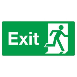 Sticker „Exit”, set de 5 bucăți.