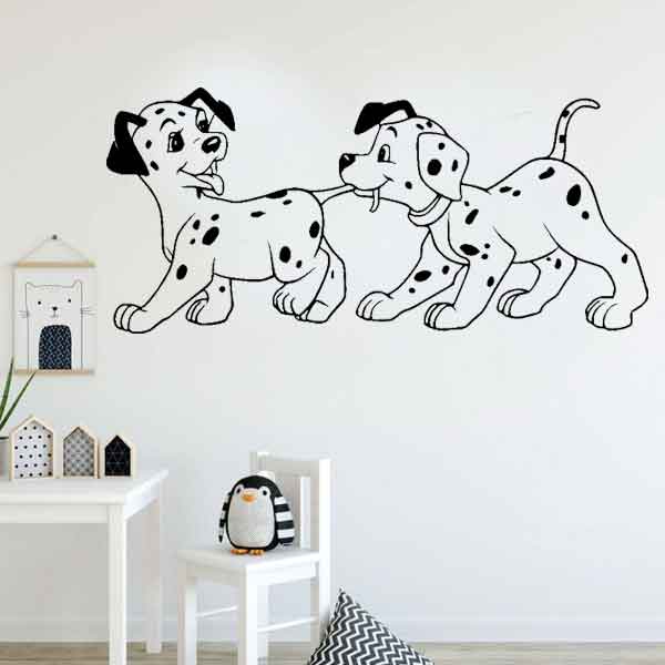 Sticker decorativ Happy Dogs
