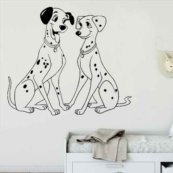 Sticker decorativ Lovers Dogs