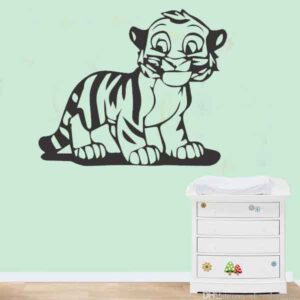 Sticker decorativ Pui de tigru