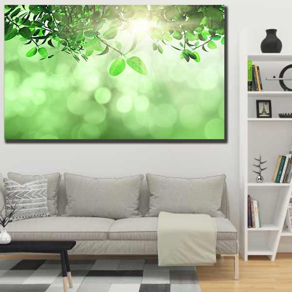Green - tablou canvas perete